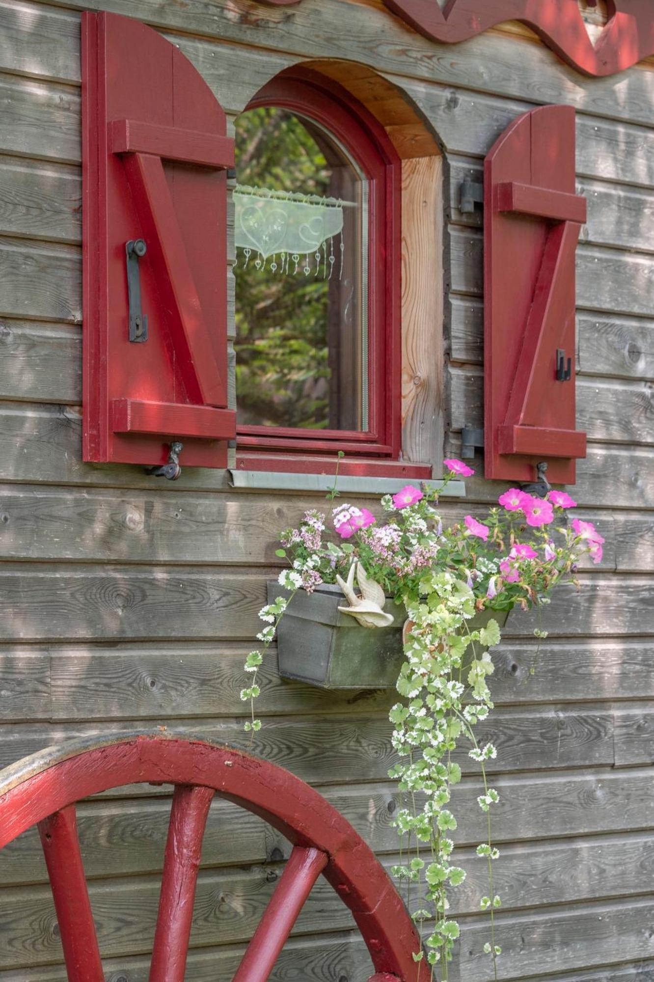 Roulotte Le Temps De Rever Bed and Breakfast Saint-Michel-sur-Meurthe Eksteriør billede